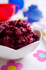 Baby food from beets