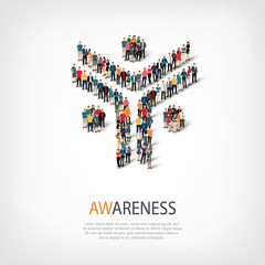 awareness people  symbol