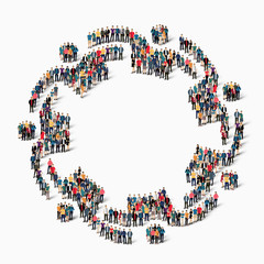 abstract business symbol people