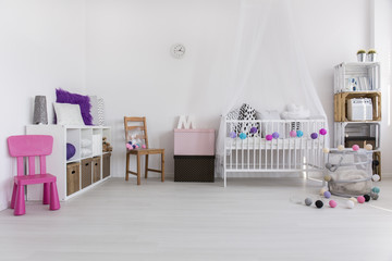 Pink creates the cosiness