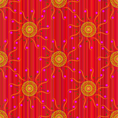 Seamless pattern Mandala 100