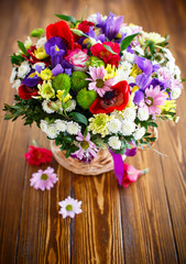 bouquet of spring flowers 