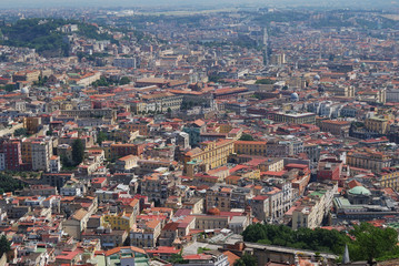 Napoli vista aerea, Italia
