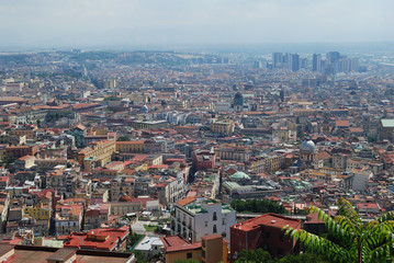 Obraz premium Napoli vista aerea, Italia 