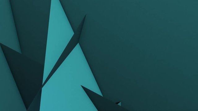 3D render, colorful abstract composition made from a huge three-dimensional objects can be to use for title and intro 4K loop