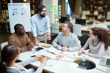 Discussion in office