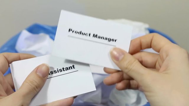Company looking for Financial Consultant. Staff Selection. Cutting staff and employee Job Reduction. Crisis management and HR policy. Chief of HR chooses business cards.