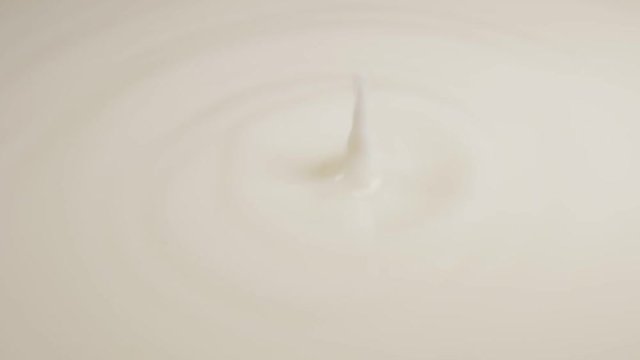 Milk drops falling down on white surface slow motion 1080p FullHD footage - Lot of drops fall on milky white background 1920X1080 HD video 