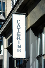 Obraz premium Schild 73 - Catering