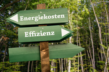 Schild 99 - Effizienz