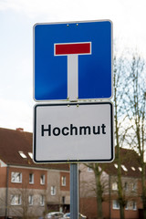 Schild 95 - Hochmut