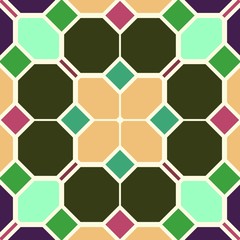 Abstract seamless geometric patterns. Kaleidoscope seamless geometric patterns.
