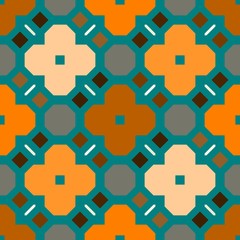 Abstract seamless geometric patterns. Kaleidoscope seamless geometric patterns.
