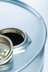 Steel drum for dangerous chemicals