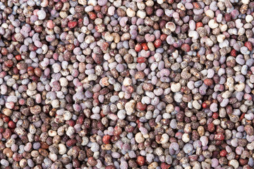 background of poppy seeds macro photo close up