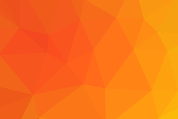 orange and yellow polygon pattern for background or web banner d