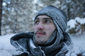 A man travelling to Alaska