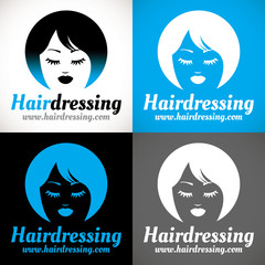 logo cheveux coiffure visagiste 