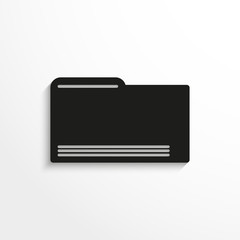 Folder. Vector icon.