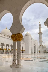Fotobehang Sheikh Zayed Grand Mosque in Abu Dhabi, the capital city of UAE © Patryk Kosmider