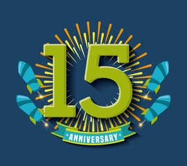 happy anniversary design 