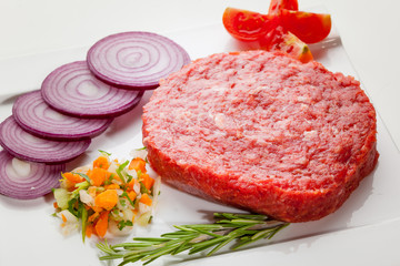 Food cousine meat composition, ingredient for eating