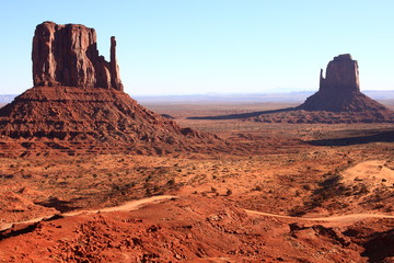 rocks/ beautiful rocks standing solitude in a wilderness in Utah