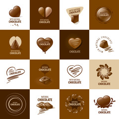 vector logo chocolate