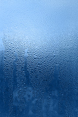Water drops pattern on glass