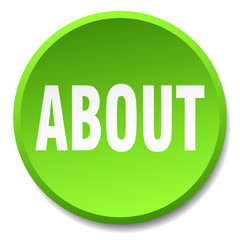 about green round flat isolated push button