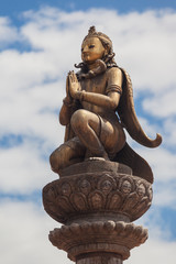 Garuda statue at Patan square, Kathmandu, Nepal.
