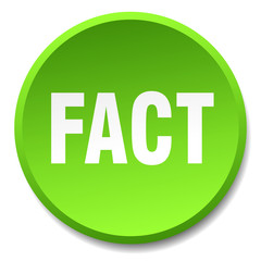 fact green round flat isolated push button