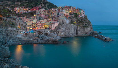 Manarola is one of the oldest and most beautiful towns in the Cinque Terre, Italy