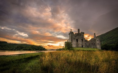 Kilchurn Castle am Loch Awe, Schottland