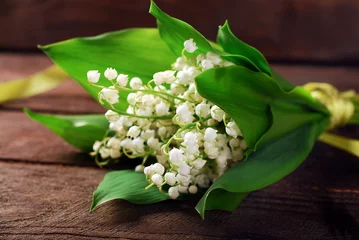 Wall murals Lily of the valley bunch of lily of the valley