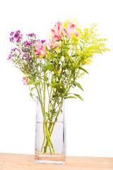 Stagnant water within flower vase potential breeding place for mosquito