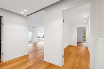 Interior of modern apartment, corridor