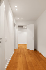 Interior of modern apartment, corridor