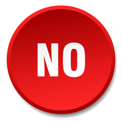 no red round flat isolated push button