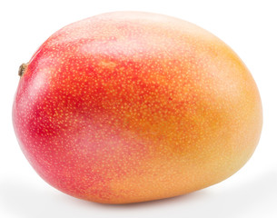 Obraz premium Mango fruit isolated on the white background.