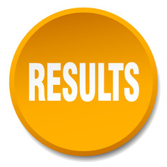 results orange round flat isolated push button