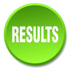 results green round flat isolated push button