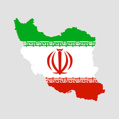 Territory of  Iran - obrazy, fototapety, plakaty