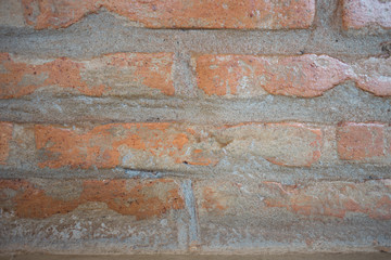 Background of old vintage brick wall