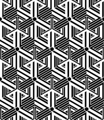 Contemporary abstract vector endless background, three-dimensional