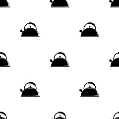 Tea kettle vector icon.