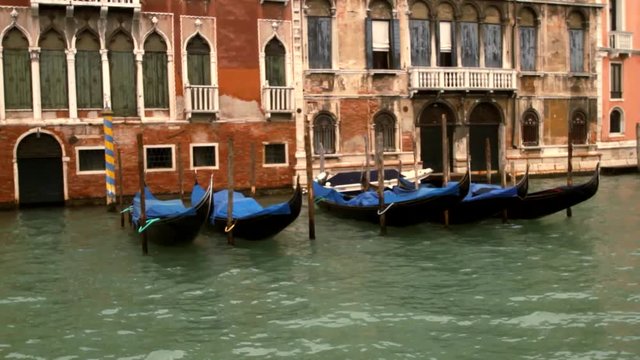Venetian gondolas - Venice, Venezia