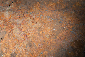 rusted metal