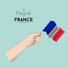 The Hand with the Flag of France