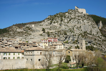 Entravaux, medieval town in France